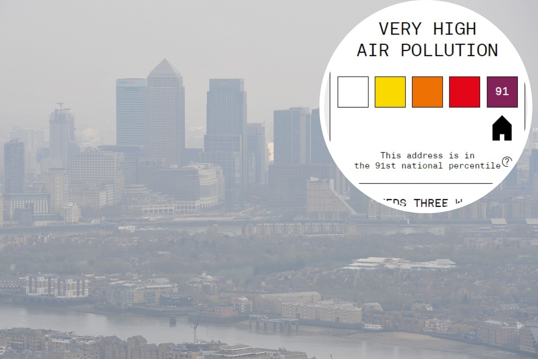 Air Pollution Map lets you check the levels across London