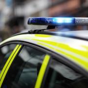 Officers were called to Gravelly Hill in Caterham following reports of a dog attacking members of the public at 2.45pm on Thursday afternoon (January 12)