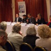 Four of the five parliamentary candidates for Richmond Park attended the hustings event on Tuesday evening