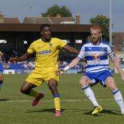 Goal man: Dom Poleon grabbed a late winner to complete a 2-1 win over Chesterfield and register AFC Wimbledon's first win over of the League One season