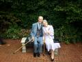 Surrey Comet: Mr and Mrs Parsons on their wedding day