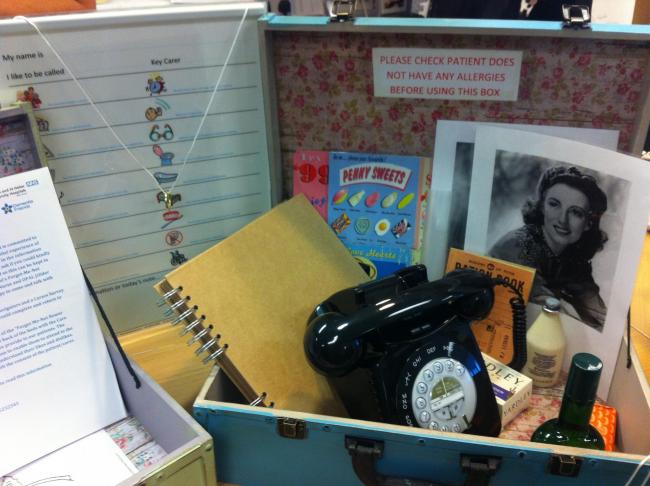'Reminiscence suitcases' help Epsom and St Helier's dementia patients relive youth