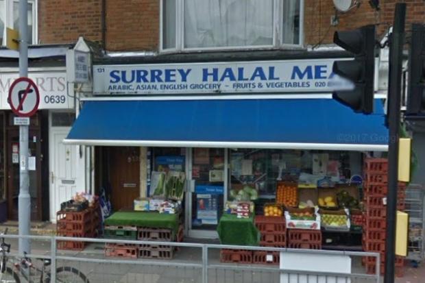 Surrey Halal Meat in Kingston Road, New Malden (pic: Google Streetview)